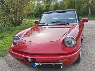 Gebraucht Alfa Romeo Spider 120 PS (88 kW) 1990 Rot Cabrio