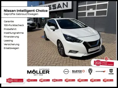Gebraucht Nissan Micra Tekna 92 PS (67 kW) 2021 Weiß Kleinwagen