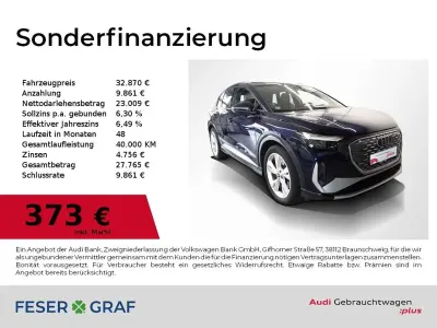 Gebraucht Audi Q4 e-tron S-Line 150 kW (204 PS) 2022 Blau SUV
