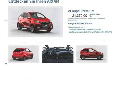 Gebraucht Aixam Coupe Premium 2023 Rot Coupé