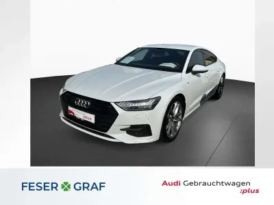 Gebraucht Audi A7 Business 299 PS (219 kW) 2023 Gletscherweiß Limousine