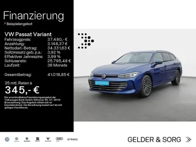 Gebraucht VW Passat Elegance 193 PS (141 kW) 2024 Blau Kombi