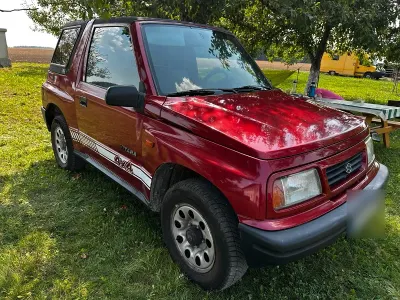 Gebraucht Suzuki Vitara 80 PS (58 kW) 1997 Rot Cabrio