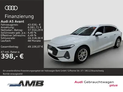 Gebraucht Audi A5 Advanced 204 PS (150 kW) 2025 Weiß Kombi