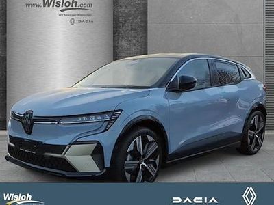 Grau kqj + schwarz gne Gebraucht 2022 Renault Megane E-Tech Iconic Limousine | 29.900 € (Fairer Preis)
