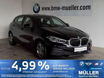 Schwarz uni Gebraucht 2021 BMW 118 Advantage Kleinwagen | 19.440 € (Fairer Preis)