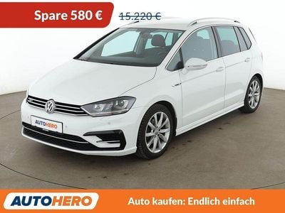 Usata VW Golf Sportsvan Highline 125 CV (91 kW) 2017 Bianco Monovolume