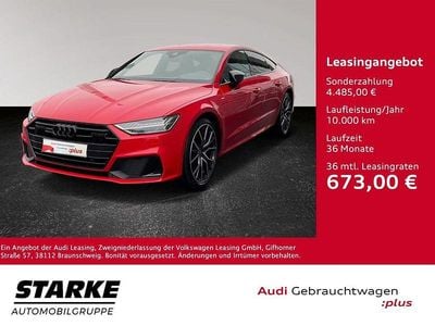 Gebraucht Audi A7 Sportback S-Line 245 PS (180 kW) 2022 Rot (tangorot metallic) Kleinwagen
