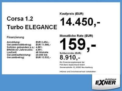 Weiss Gebraucht 2023 Opel Corsa Elegance | 14.450 € (Guter Preis)