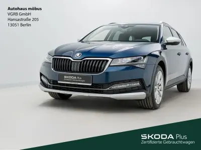 Brugt Skoda Superb Scout 4x4 200 HK (147 kW) 2022 Blå Stationcar