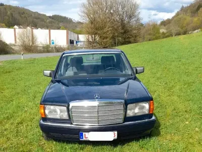 Käytetty Mercedes 500 SE 252 HP (185 kW) 1990 Sininen Sedan
