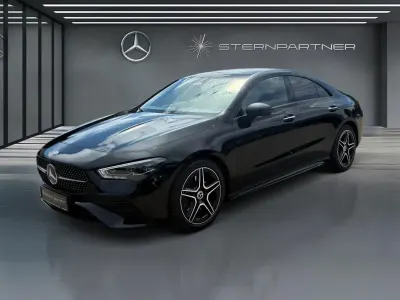 Gebraucht Mercedes CLA200 AMG 150 PS (110 kW) 2024 Unilack nachtschwarz Coupé
