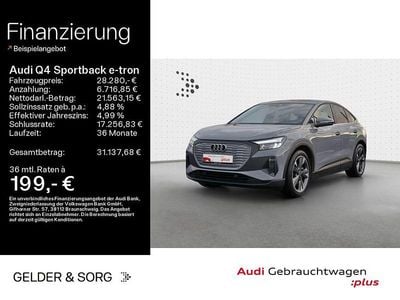 Kieselgrau Gebraucht 2022 Audi Q4 Sportback e-tron Comfort SUV | 28.280 € (Fairer Preis)