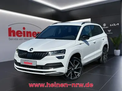 Usata Skoda Karoq SportLine 150 CV (110 kW) 2021 Bianco SUV
