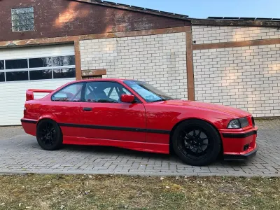 Brugt BMW 325 192 HK (141 kW) 1993 Rød Coupe
