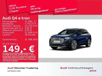 Gebraucht Audi Q4 e-tron Sport 150 kW (204 PS) 2023 Blau SUV