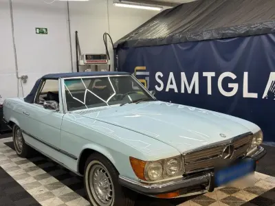Gebraucht Mercedes SL450 190 PS (139 kW) 1973 Blau Cabrio