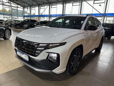 Weiß polar white / sol Gebraucht 2022 Hyundai Tucson N Line SUV | 26.500 € (Guter Preis)