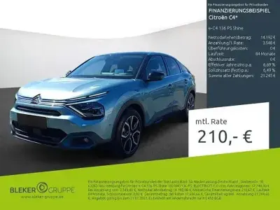 Gebraucht Citroën e-C4 Shine 100 kW (136 PS) 2022 Blau (metallic) Limousine