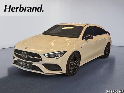 Weiß Gebraucht 2021 Mercedes CLA200 Shooting Brake AMG line Kombi | 24.690 € (Fairer Preis)