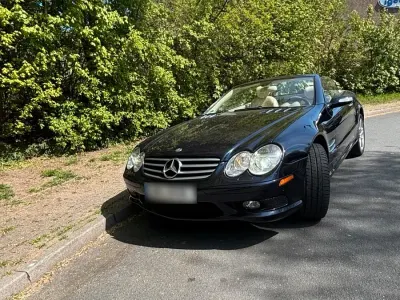 Occasion Mercedes SL500 306 ch (225 kW) 2006 Bleue Cabriolet