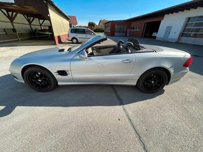 Gebraucht Mercedes SL500 AMG 306 PS (225 kW) 2003 Iridiumsilbermetallic Cabrio