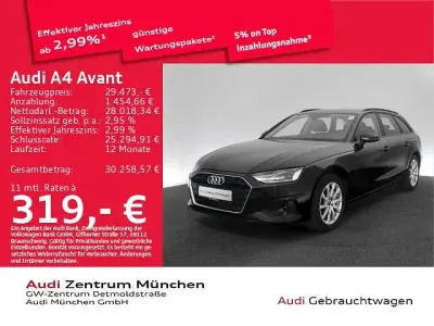Używany Audi A4 Basis 204 KM (150 kW) 2024 Czarny Kombi