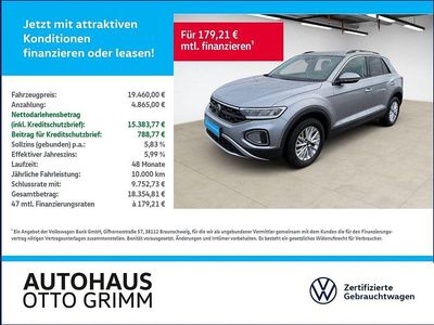 Pyrit silber metallic (metallic) Gebraucht 2022 VW T-Roc Life SUV | 19.460 € (Guter Preis)