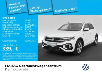 Second-hand VW T-Roc R-line 150 CP (110 kW) 2023 Alb SUV