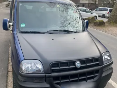 Gebraucht Fiat Doblò 105 PS (77 kW) 2002 Blau Van / Kleinbus