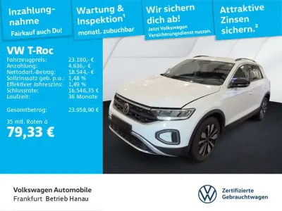 Second-hand VW T-Roc Goal 116 CP (85 kW) 2025 Alb SUV