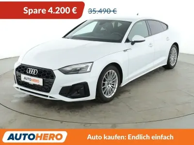 Brugt Audi A5 Sportback S-Line 150 HK (110 kW) 2024 Hvid Hatchback
