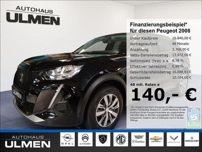 Schwarz Gebraucht 2021 Peugeot e-2008 Active SUV | 16.840 € (Guter Preis)