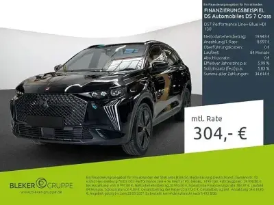 Begagnad DS Automobiles DS7 Crossback Performance Line Plus 131 HK (96 kW) 2024 Svart SUV