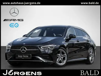 Gebraucht Mercedes CLA200 Shooting Brake AMG 163 PS (119 kW) 2024 Metalliclack kosmosschwarz Kombi