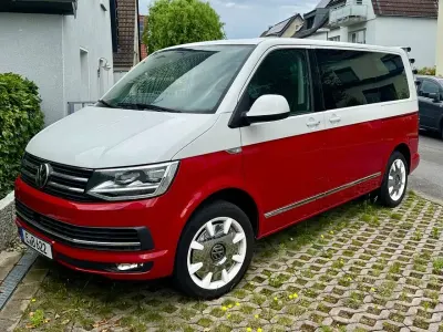 Gebraucht VW Multivan Generation Six 204 PS (150 kW) 2017 Rot Van / Kleinbus