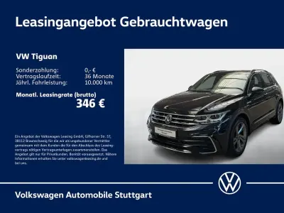 Gebraucht VW Tiguan R-line 150 PS (110 kW) 2022 Deep black perleffekt SUV
