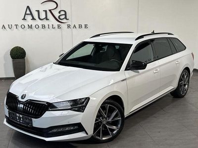 Gebraucht Skoda Superb SportLine 200 PS (147 kW) 2022 Moonweiss Kombi