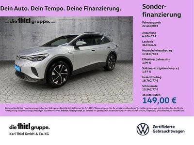 Gebraucht VW ID.4 Pure 150 kW (204 PS) 2021 Gelb SUV