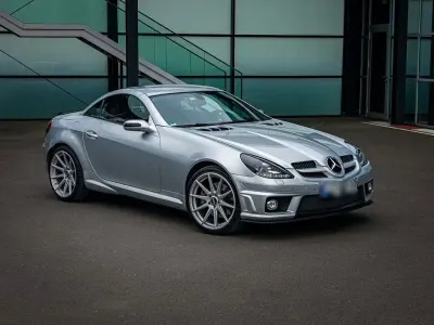 Gebraucht Mercedes SLK350 272 PS (200 kW) 2006 Silber Cabrio