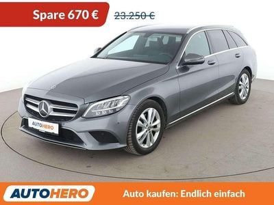 Gebraucht Mercedes C200 Avantgarde 197 PS (144 kW) 2019 Selenitgrau Kombi