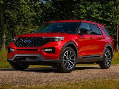 Rot Gebraucht 2021 Ford Explorer ST-Line SUV | 43.600 € (Guter Preis)