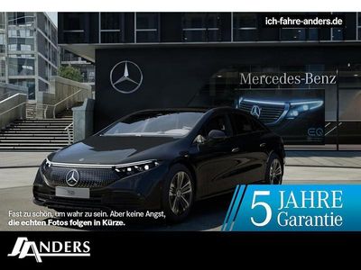 Schwarz obsidianschwarz Gebraucht 2022 Mercedes EQS580 Limousine | 69.850 € (Teuer)