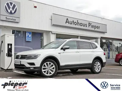 Gebraucht VW Tiguan Allspace Highline 190 PS (139 kW) 2019 Weiß SUV