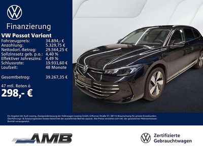 Gebraucht VW Passat Business 204 PS (150 kW) 2025 Grenadillschwarz metallic Kombi