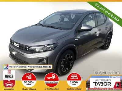 Neu Dacia Sandero Journey 101 PS (74 kW) 2025 Gelb (amber yellow) Limousine