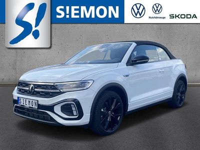 Gebraucht VW T-Roc Cabriolet R-line 150 PS (110 kW) 2024 Weiss Cabrio