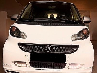 Gebraucht Smart ForTwo Cabrio Brabus 71 PS (52 kW) 2009 Weiß Cabrio