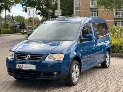 Gebraucht VW Caddy Maxi Life Team 102 PS (75 kW) 2010 Blau Van / Kleinbus