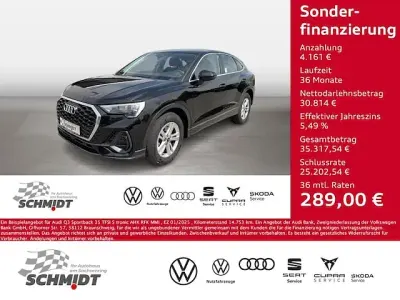 Gebraucht Audi Q3 Sportback Sport 150 PS (110 kW) 2025 Schwarz SUV